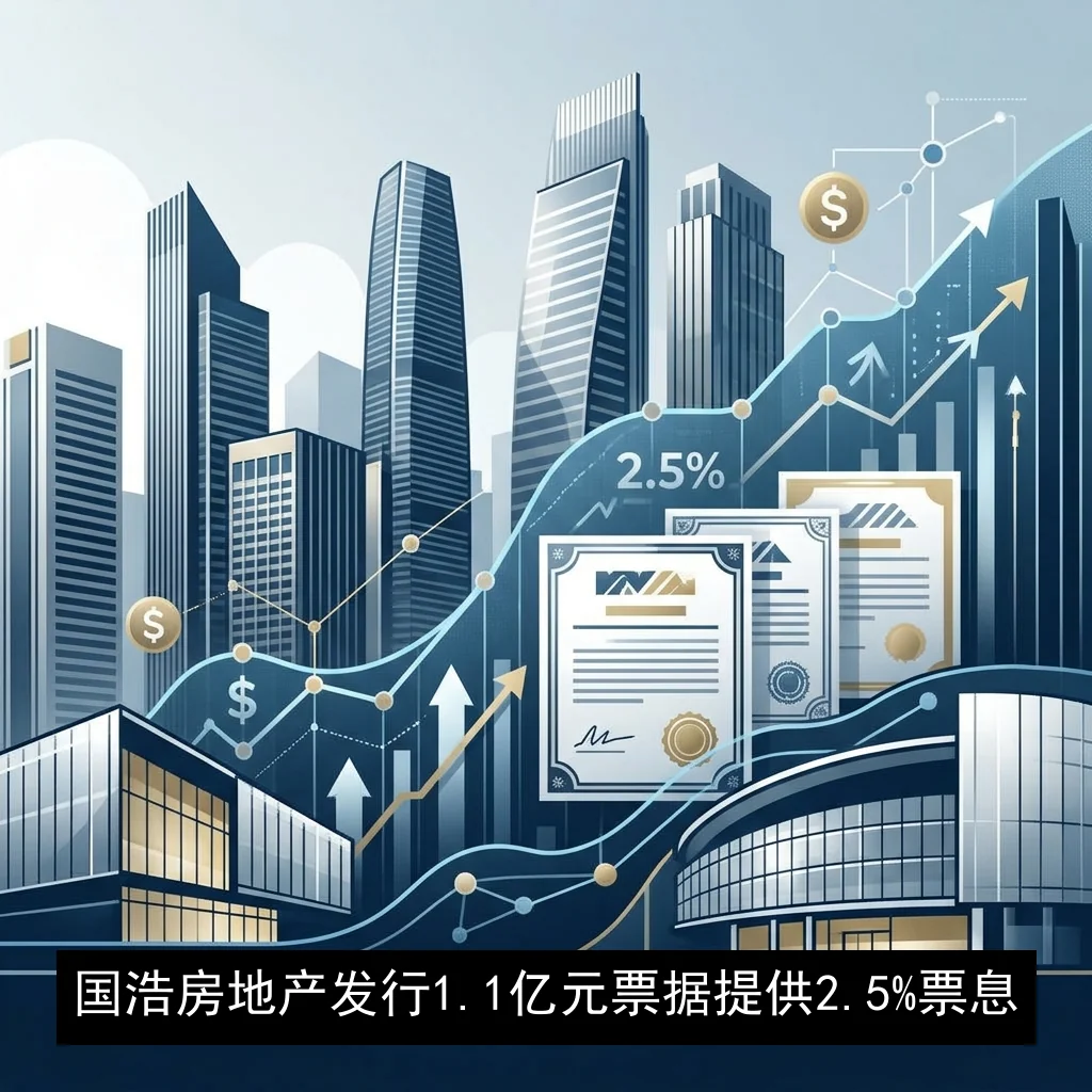 国浩房地产发行1.1亿元票据 提供2.5%票息