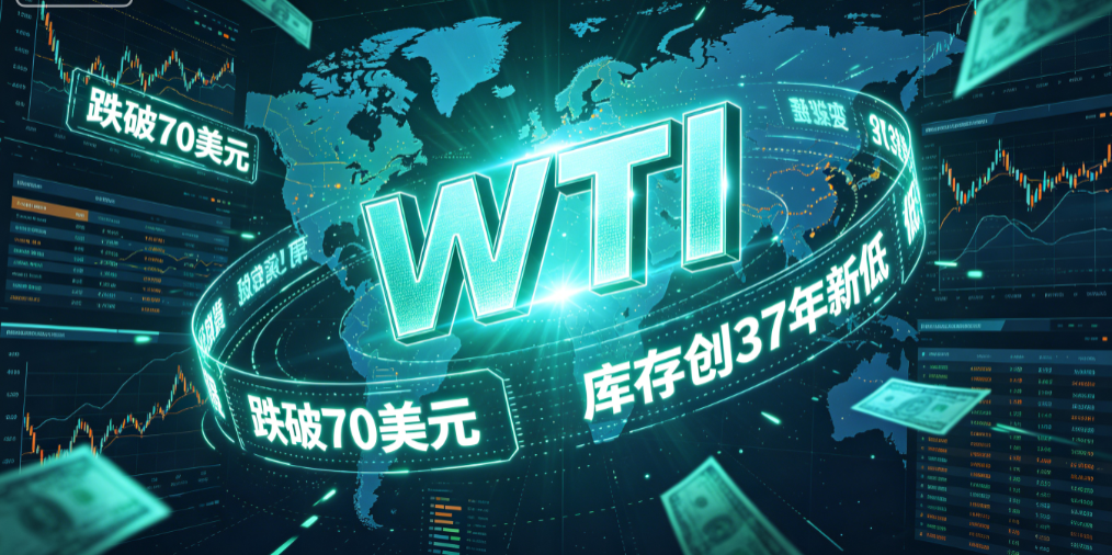 地缘局势搅动油市：WTI跌破70美元，库存创37年新低