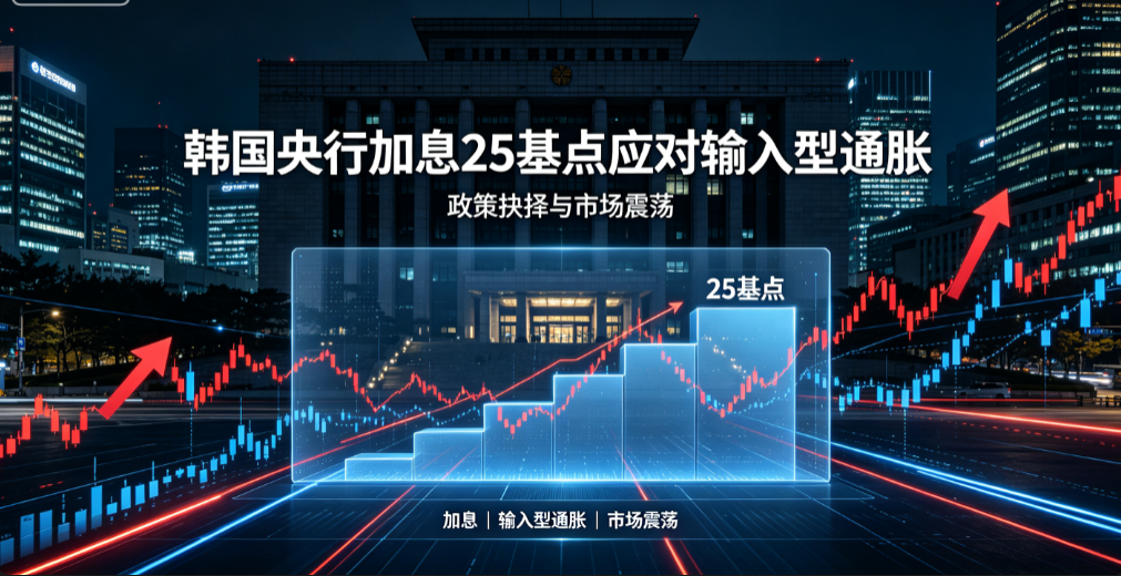 Bank of Korea raises rate 25 bps to tackle imported inflation