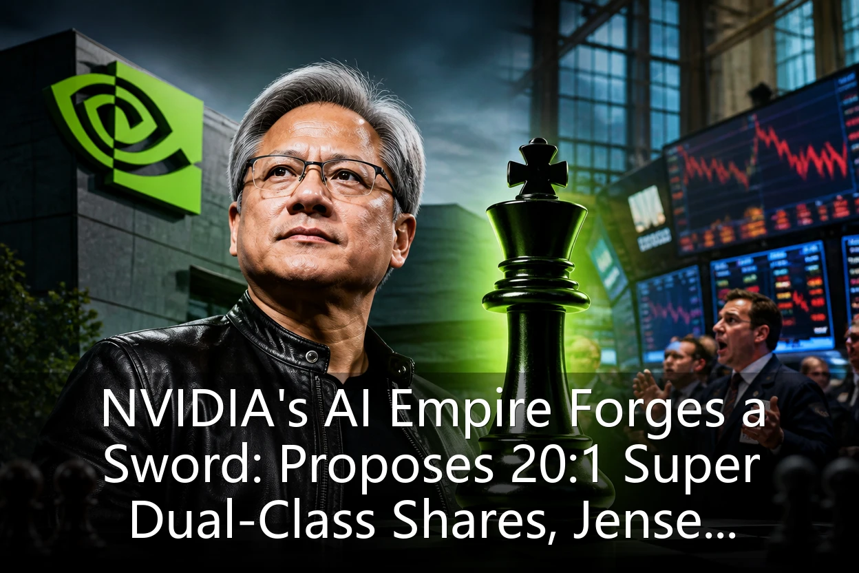 NVIDIA's AI Empire Forges a Sword: Proposes 20:1 Super Dual-Class Shares, Jensen Huang's Absolute Control Rocks Wall Street