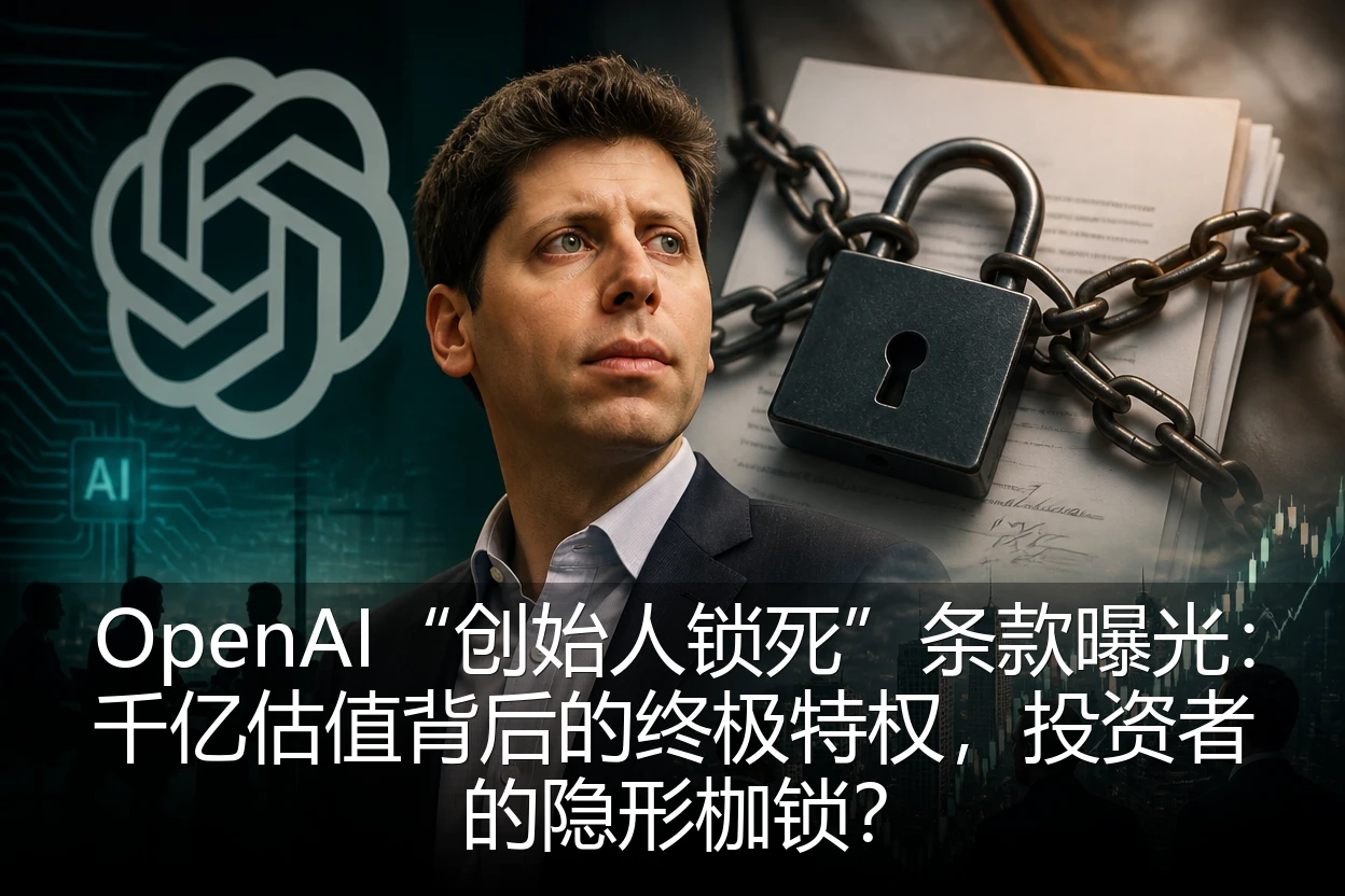 OpenAI“创始人锁死”条款曝光：千亿估值背后的终极特权，投资者的隐形枷锁？